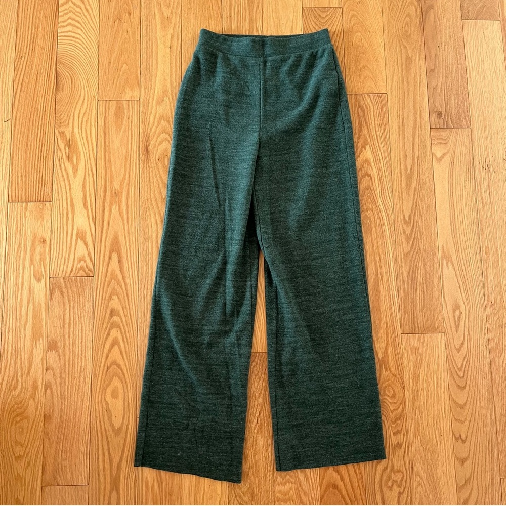 Zara green soft feel pants